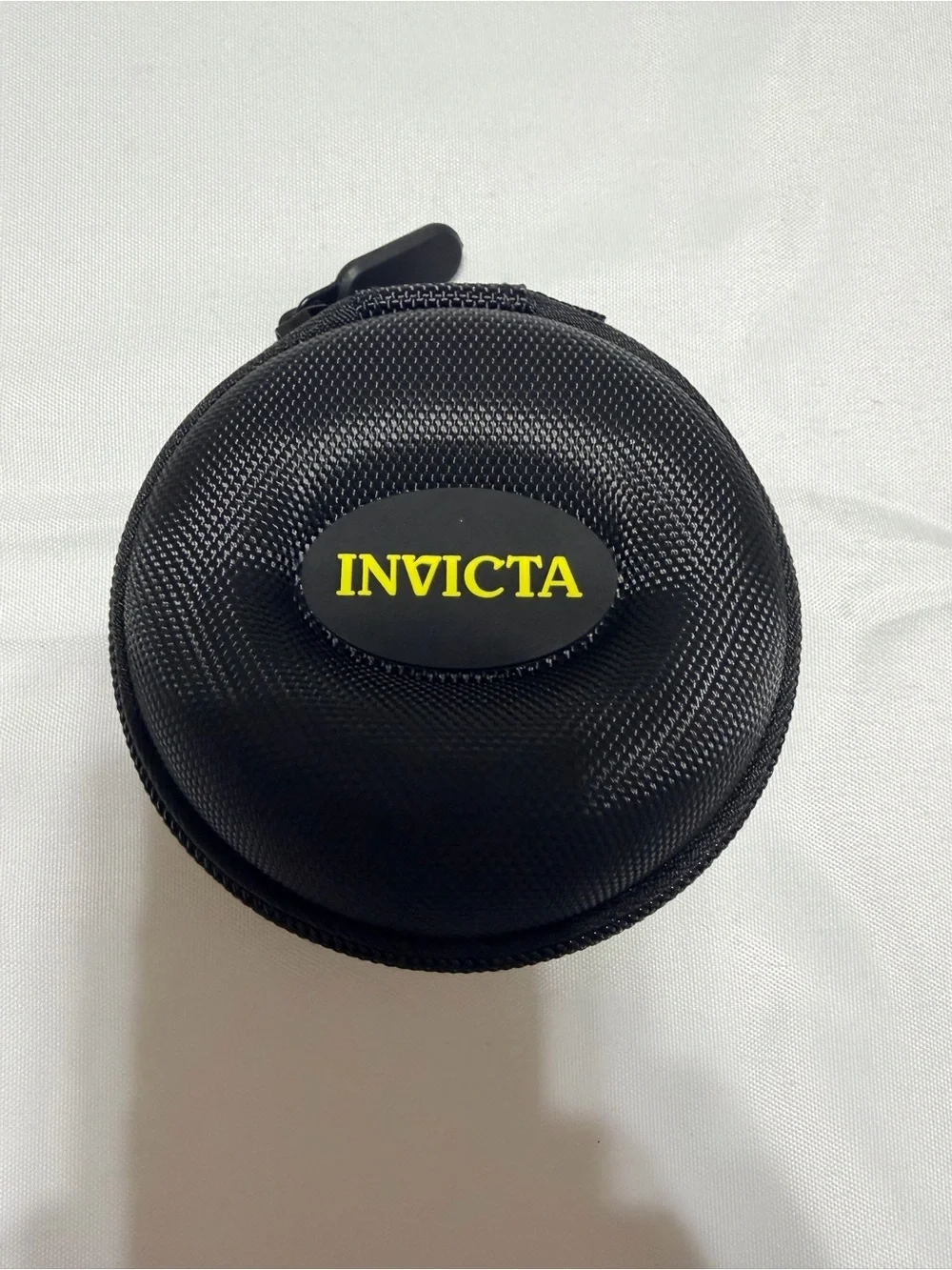 Invicta Black Travel Case with Yellow Logo